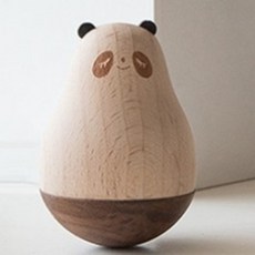 탑시가 우드 심플 애니멀 오브제 팬더, 혼합색상