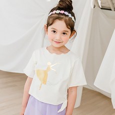 pied a 'terre 女童芭蕾舞者短袖T恤 1402