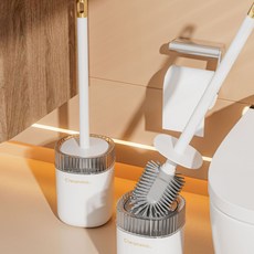 Judy Home 浴室壁掛式馬桶刷, 1個, 白色