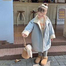 Starbean 女童款柔色系刷毛保暖外套