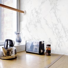 Magic Fix 可移除壁貼 RMG-0, 大理石霧面白色(RMA-05)