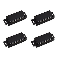 不鏽鋼方形碰珠 黑色, 4個