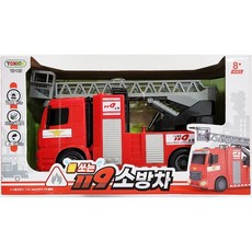 韓國 TOKIDS 噴水119雲梯消防車, 紅色