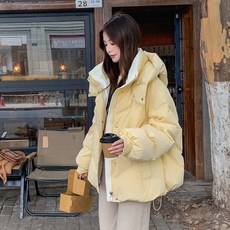 PEONIST 女款連帽斜紋保暖外套