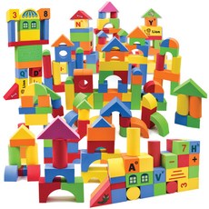 Oz Toy EVA 軟積木 150塊, 混合顏色