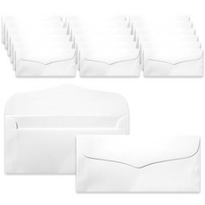 2Youngdesign 素色橫式信封袋, 白色, 20入