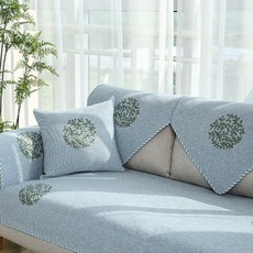 I Love Home 簡約幸運樹刺繡沙發墊 TYPE3