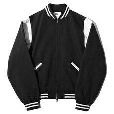 GRAYBLVD. MC 斜紋棉質棒球外套 GIAJK59