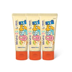 제니튼 닥터제니 1450 고불소 주니어 치약 오렌지향 3p, 180g, 1개