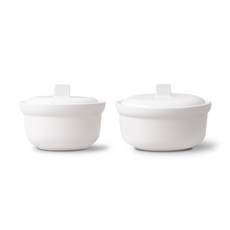 BOWLBOWL Nordic 蒸蛋碗 S號+M號, 乳白色, 1套