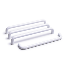 把手世界 10mm 基本款雙孔家具把手 白色 P160mm, 4個