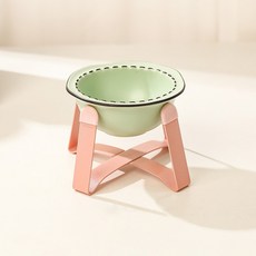 PASTEL PET 寵物彩色縫線餐具 12.5 x 10 cm, 1個, 綠色