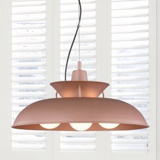 샛별하우스 Eureka 3頭吊燈, 酒紅色