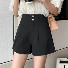 POPLAR NC 女款高腰顯瘦西裝短褲