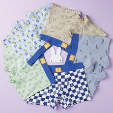 ETX JUST SCOCKS 兒童學生四角內褲5件組