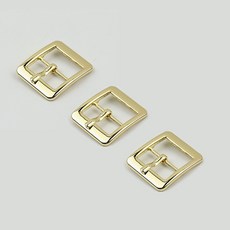 MaDaKkuMi 包包背帶裝飾 DIY 工藝 H型扣環 16mm 3入, 金色(扣環), 1套