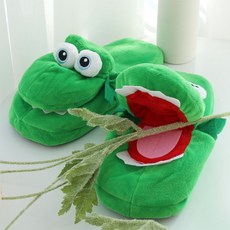 BLUEMAX 鱷魚開嘴造型拖鞋, 綠色