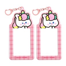 PINKFOOT 9000 小卡卡套 2入, 優妮可妮, 1套, 1副