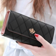 AFECTO 女款心形皇冠長夾