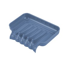 現代排水肥皂盤, 藍色, 1個