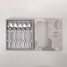 LIHAN Vida 霧面湯筷5入組, 1組, 銀, 勺子 5p+筷子 5p