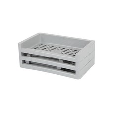 33C 기본 심플 수납랙 02 3단, 회색, 1개