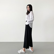 jalbba jean 女款分長度鬆緊帶寬褲