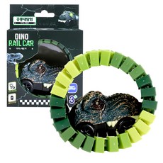 happyplay 恐龍大探險補充購買恐龍軌道車, 混色, 1個