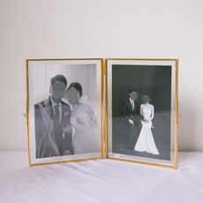 古董復古懷舊風雙面相框, 金色