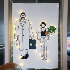 Eogane.com 手繪電影牆面裝飾掛布 PW02, Leon終極追殺令