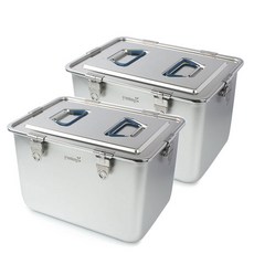 그린킵스 올스텐 밀폐용기 김치통, 15.5L, 2개