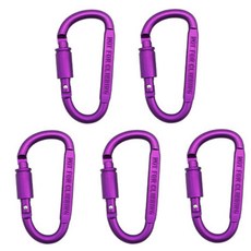 Life Bag 戶外 D型登山扣 5入, 04, 5個