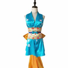 萬聖節服裝日本動漫海賊王娜美Cosplay服裝+襪子 1組