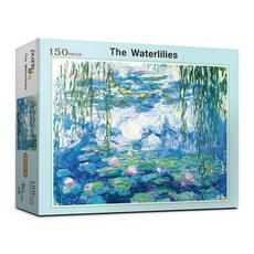 퍼즐라이프 수련 직소퍼즐, 150피스, 혼합색상, 1개