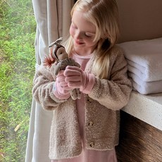 Golden Rabbit 兒童C款毛絨開襟衫