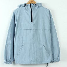 플레이즈 남성용 스트링 아노락 후드 자켓