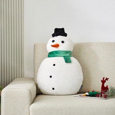 Modern House 胡蘿蔔鼻子雪人軟軟的氣墊, 白色