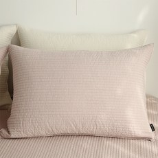 韓國 amante Timeless 雙線絎縫色素染棉枕頭套