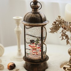 天使翅膀一柱燈音樂盒, 雪人