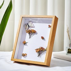 Yogomoji 原木桌上型相框, 棕色