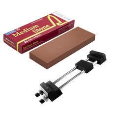 NANIWA 800中號磨石+宙斯橡膠磨石架, 1套