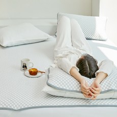 BAZAAR Duracoolin 冰涼床用涼感墊, 涼墊, 灰色