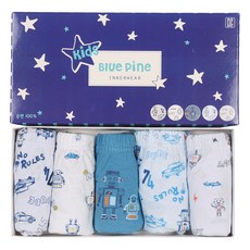 bluepine 兒童系列 男童純棉三角內褲 5件組