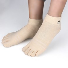 크로커다일 여성용 발이 숨쉬는 발가락 스니커즈 양말 2족 세트 CD256