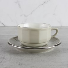 APILCO Flora Bulfer杯盤組, 1套, 灰褐色