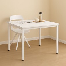 가구느낌 준테이블, 화이트 + 화이트