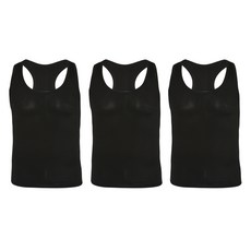 젤로스 스톰바인 골지 스판 민소매 나시티 3p