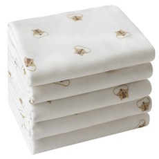 BABY&I 柔軟方形尿布墊, Ramie, 5入