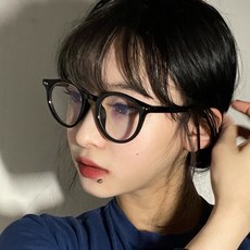 멜라크메 기본 라운드 뿔테안경테