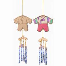 minhwashop 造型手工藝吊飾DIY組 隨機出貨, 韓服(UDPWD026B), 10個